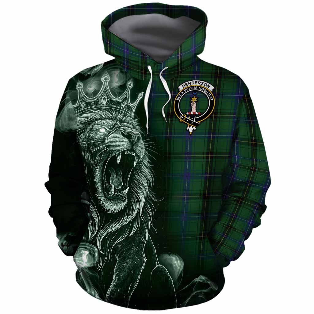 Henderson Tartan Cotton Hoodie Roaring Lion Heritage
