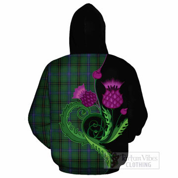 Henderson Tartan Cotton Hoodie Traditional Scottish Thistle
