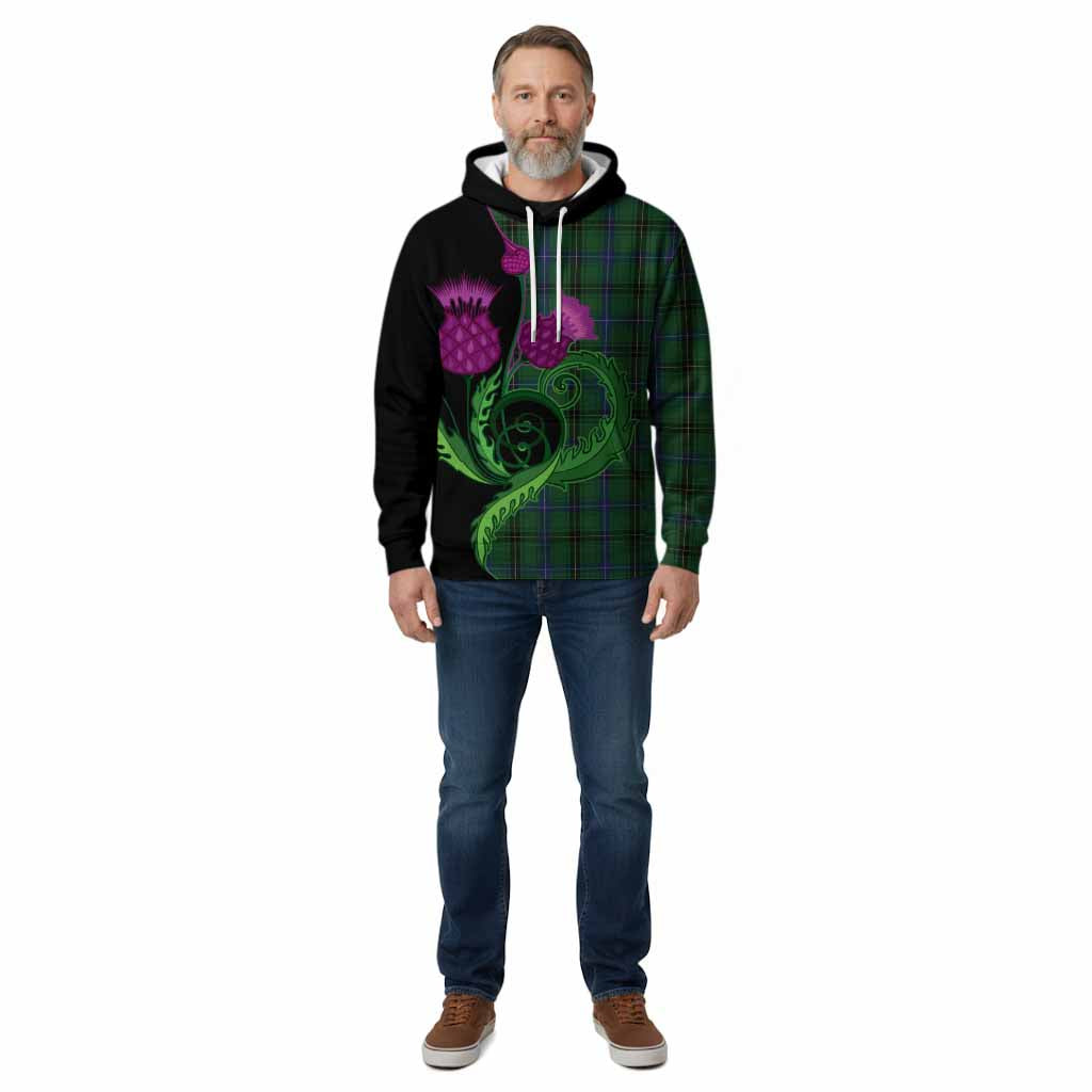 Henderson Tartan Cotton Hoodie Traditional Scottish Thistle