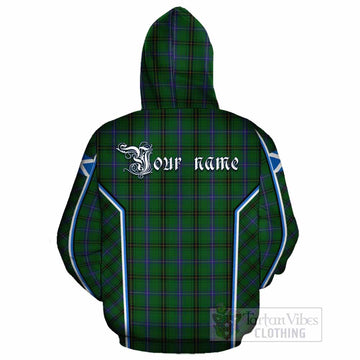 Henderson Tartan Crest Cotton Hoodie Scotland Coat of Arm Flag Style - Tartan Vibes Clothing