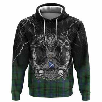 Henderson Tartan Crest Hoodie Celtic Odin's Raven Legacy