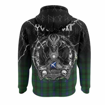 Henderson Tartan Crest Hoodie Celtic Odin's Raven Legacy