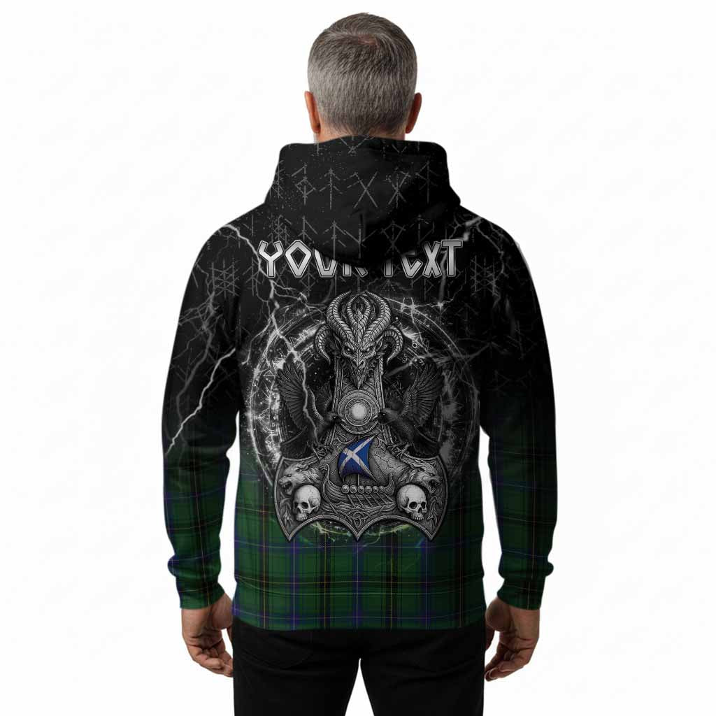 Henderson Tartan Crest Hoodie Celtic Odin's Raven Legacy