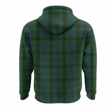 Henderson Tartan Crest Hoodie Ferocious Lion Style