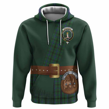 Henderson Tartan Crest Hoodie Kilt Costume Style