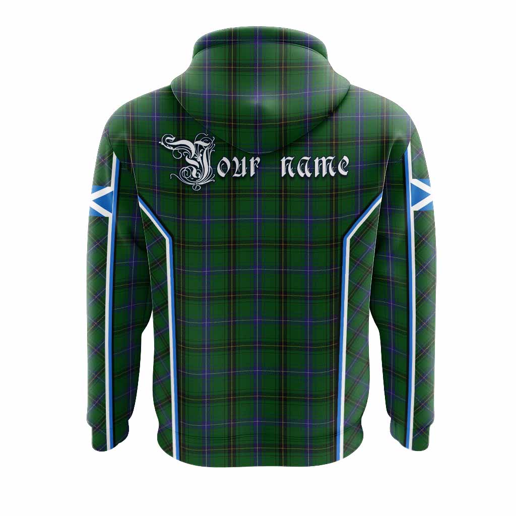 Henderson Tartan Crest Hoodie Scotland Coat of Arm Flag Style - Tartan Vibes Clothing