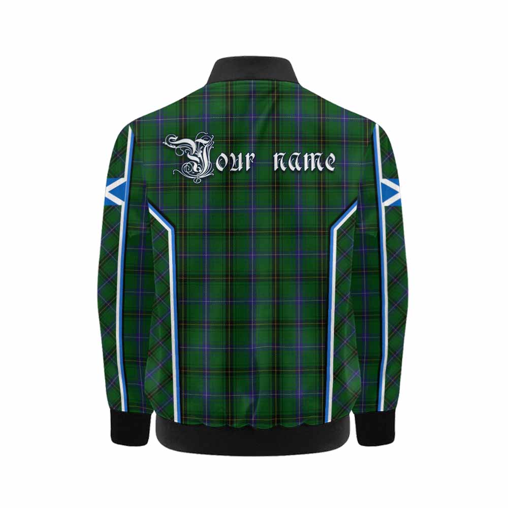 Henderson Tartan Crest Kid Bomber Jacket Scotland Coat of Arm Flag Style - Tartan Vibes Clothing