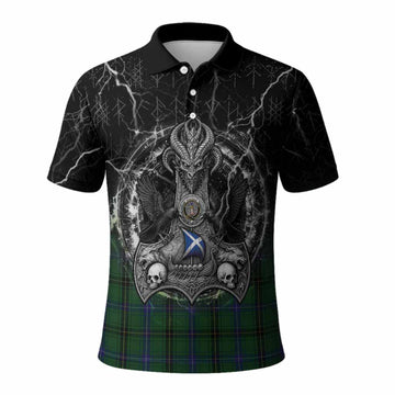Henderson Tartan Crest Polo Shirt Celtic Odin's Raven Legacy