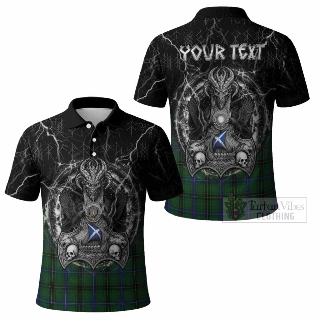 Henderson Tartan Crest Polo Shirt Celtic Odin's Raven Legacy