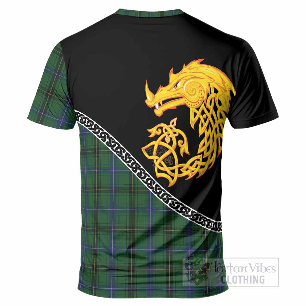 Henderson Tartan Crest T-Shirt Legendary Dragon Knot Half Style