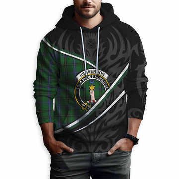 Henderson Tartan Family Crest Hoodie Celtic Scottish Thistle Floral - Tartan Vibes Clothing