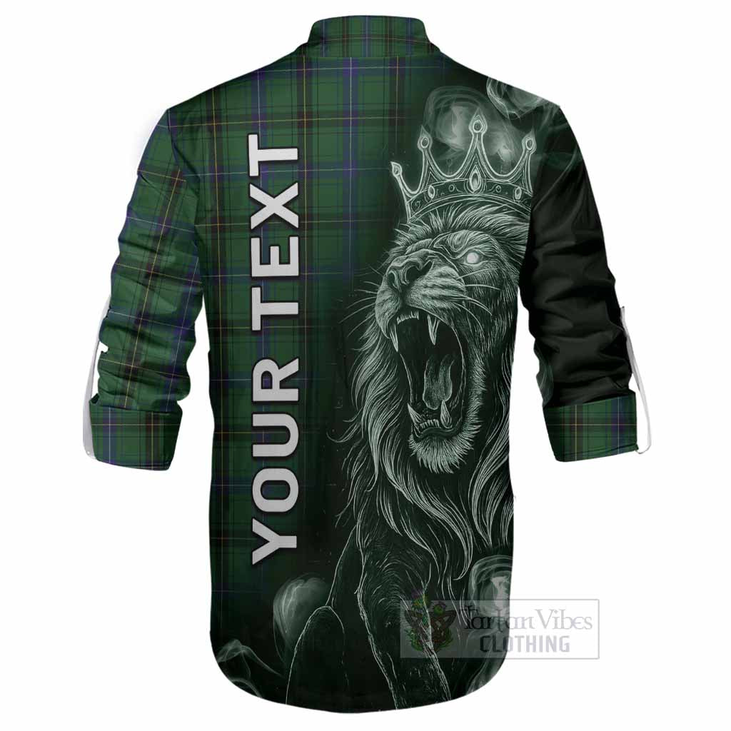 Henderson Tartan Ghillie Shirt Roaring Lion Heritage