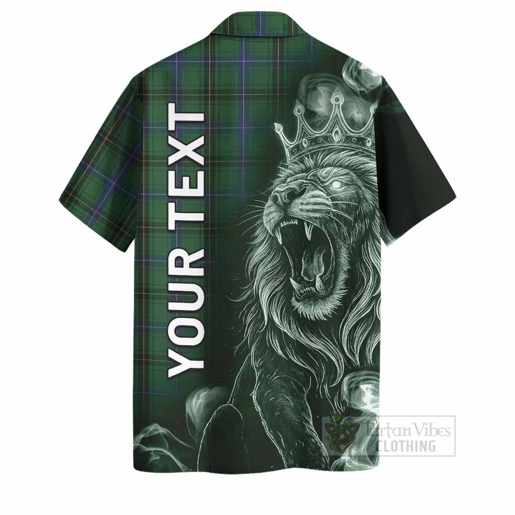 Henderson Tartan Hawaiian Shirt Roaring Lion Heritage