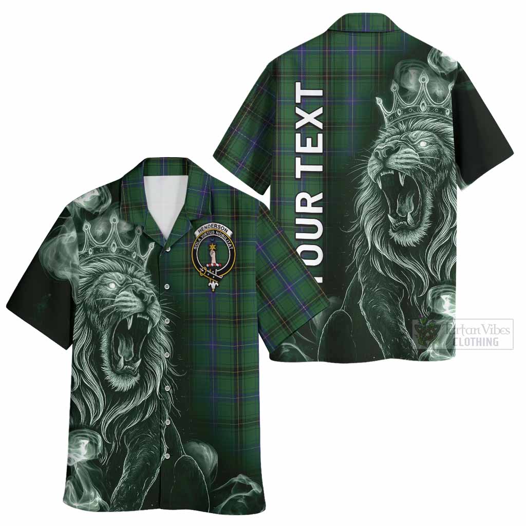 Henderson Tartan Hawaiian Shirt Roaring Lion Heritage
