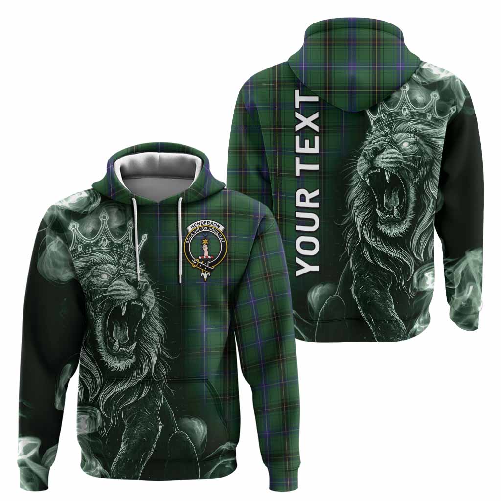 Henderson Tartan Hoodie Roaring Lion Heritage