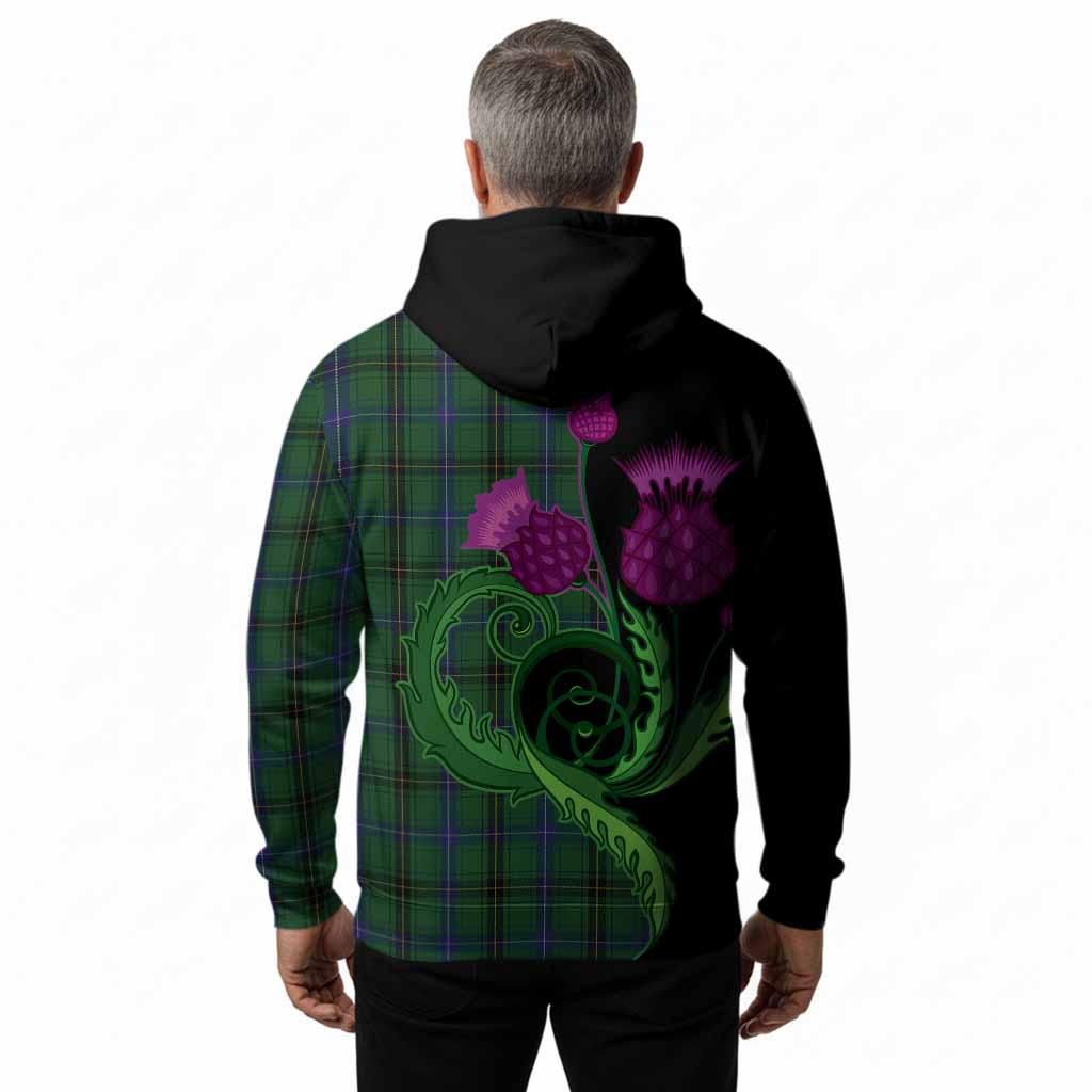 Henderson Tartan Hoodie Traditional Scottish Thistle