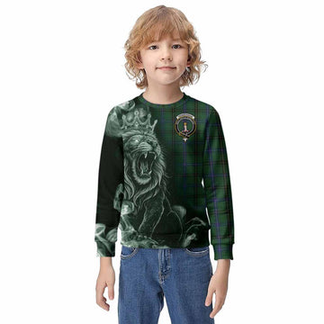 Henderson Tartan Kid Knitted Sweatshirt Roaring Lion Heritage