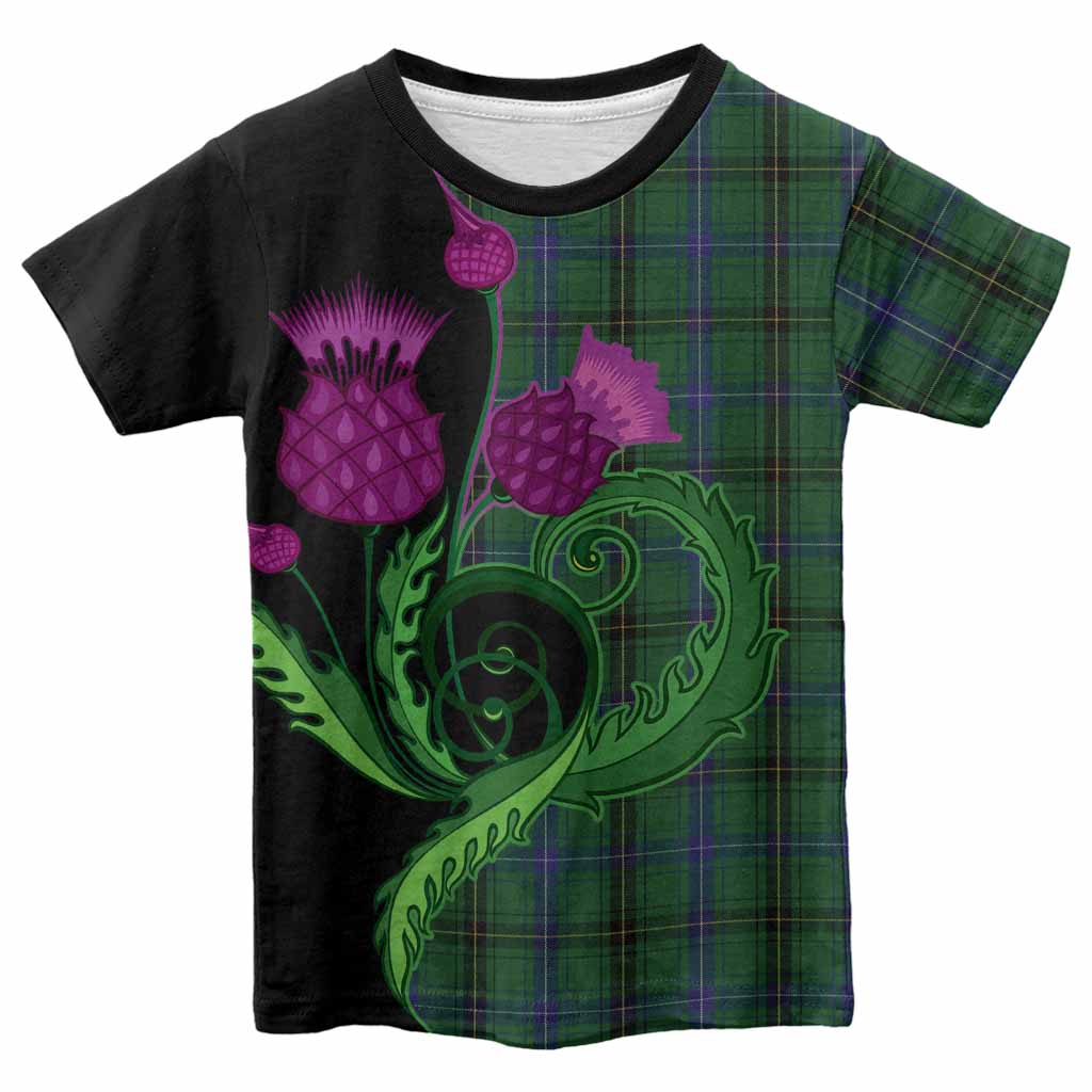 Henderson Tartan Kid T-shirt Traditional Scottish Thistle