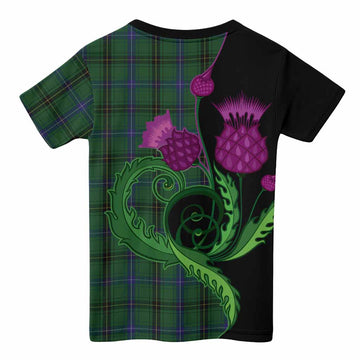 Henderson Tartan Kid T-shirt Traditional Scottish Thistle