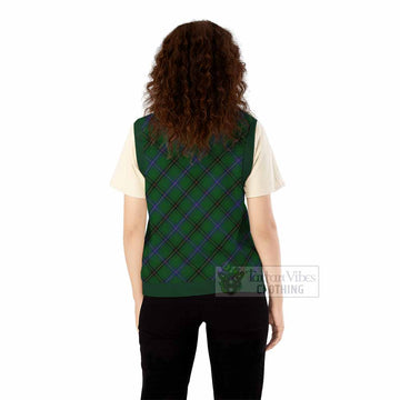 Henderson Tartan  Knitted V-Neck Vest Cross Style