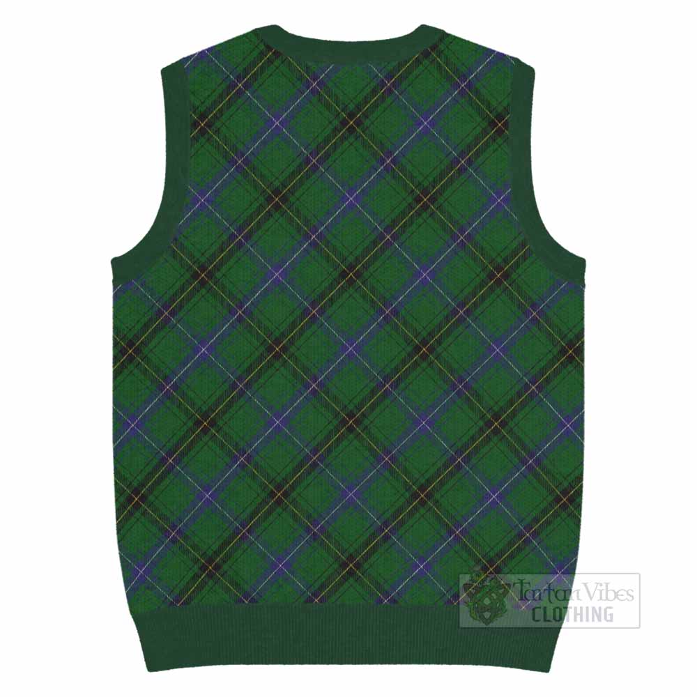 Henderson Tartan  Knitted V-Neck Vest Cross Style