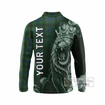 Henderson Tartan Long Sleeve Polo Shirt Roaring Lion Heritage