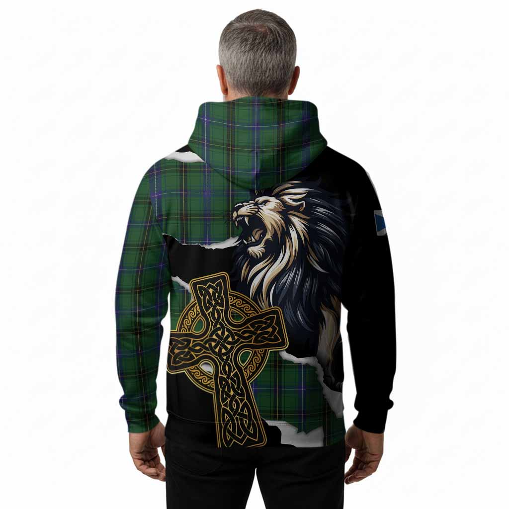 Henderson Tartan Scottish Hoodie Lion Celtic Heritage