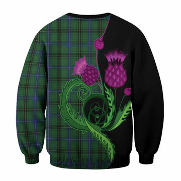 Henderson Tartan Sweatshirt Traditional Scottish Thistle