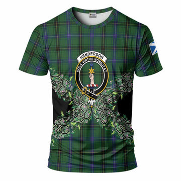 Henderson Tartan T-Shirt Thistle Scottish Spirit