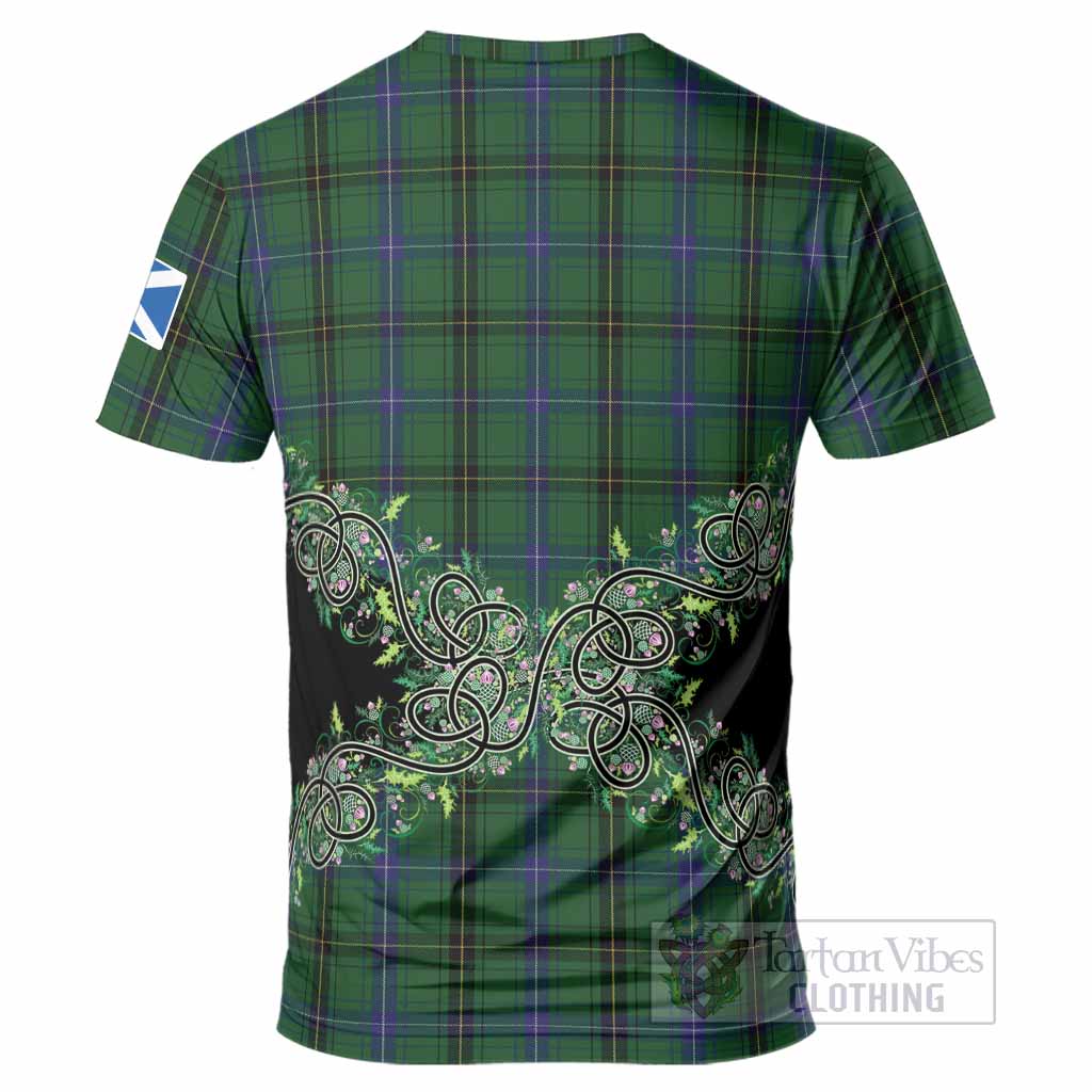 Henderson Tartan T-Shirt Thistle Scottish Spirit