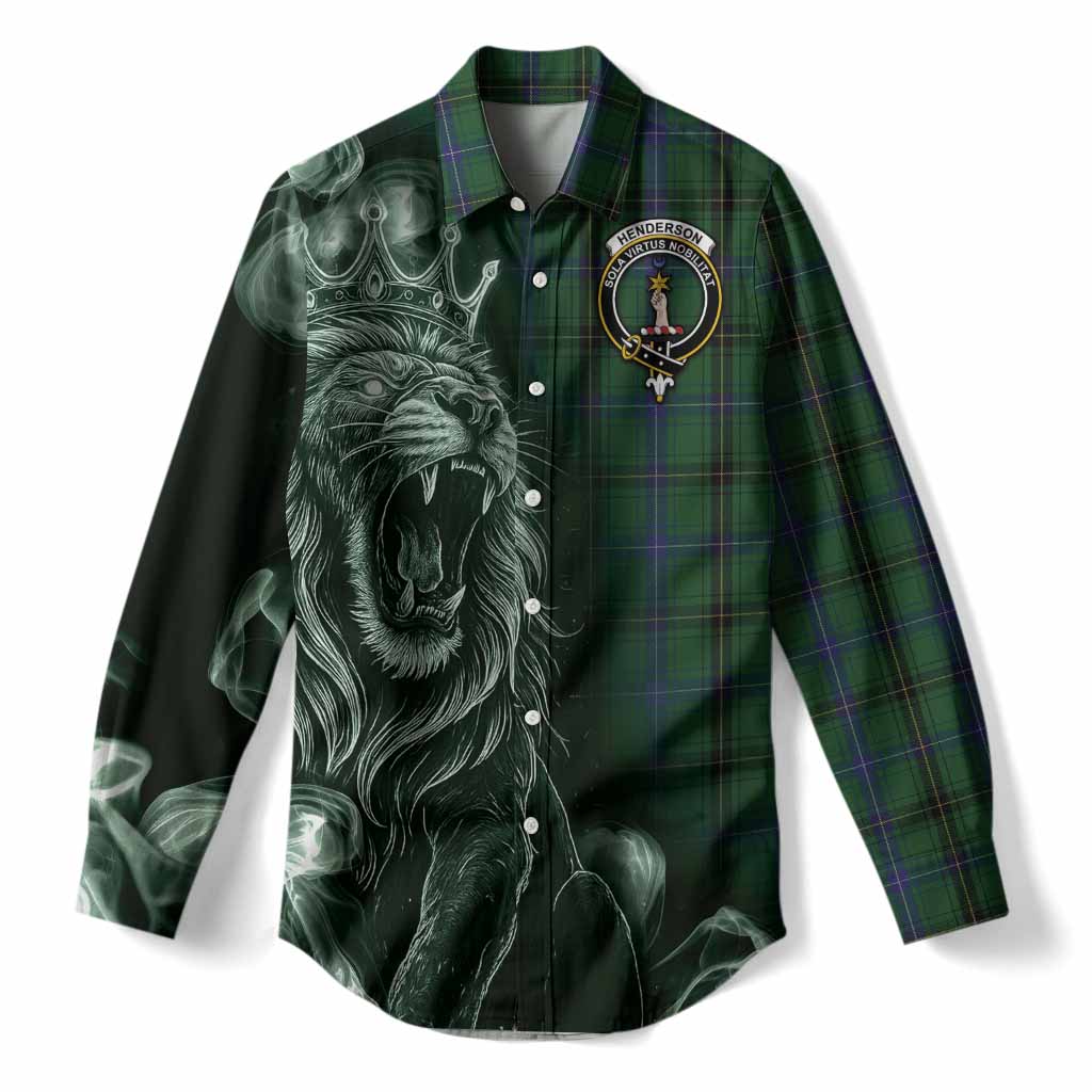 Henderson Tartan Women Casual Shirt Roaring Lion Heritage