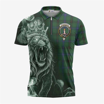 Henderson Tartan Zipper Polo Shirt Roaring Lion Heritage