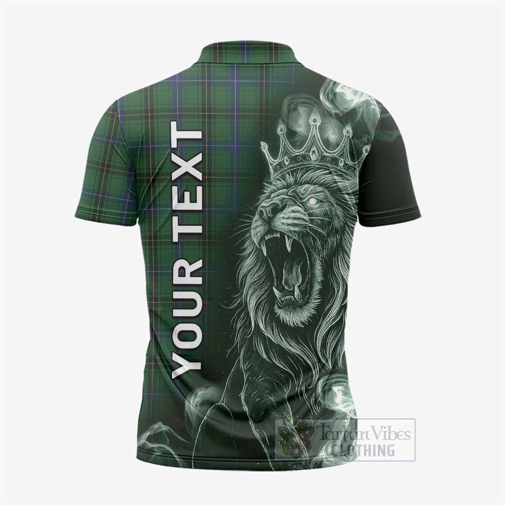 Henderson Tartan Zipper Polo Shirt Roaring Lion Heritage