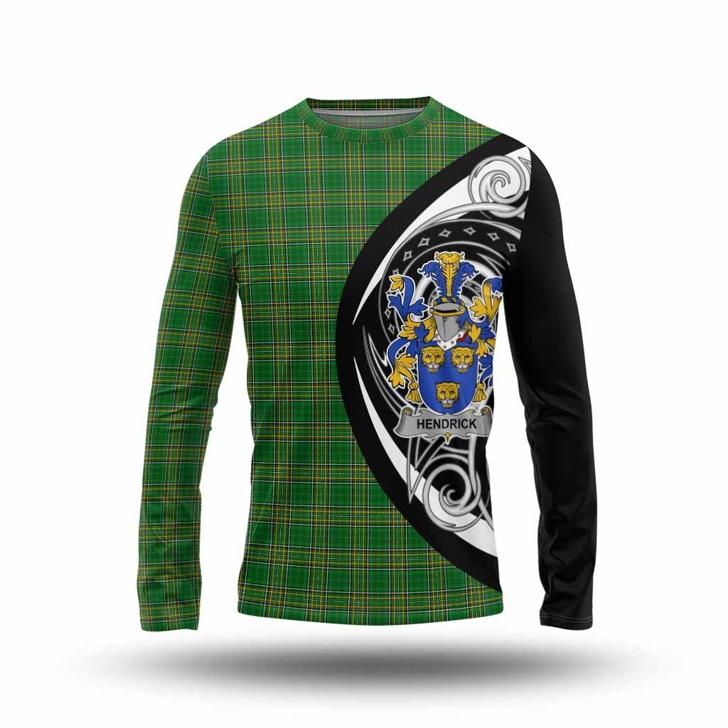Hendrick Irish Clan Long Sleeve T-Shirt Celtic Circle Style Unisex - Tartan Vibes Clothing
