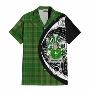 Hennessy Irish Clan Hawaiian Shirt Celtic Circle Style
