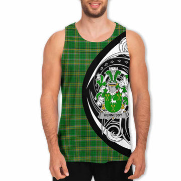 Hennessy Irish Clan Men's Tank Top Celtic Circle Style