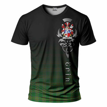 Tartan Vibes Clothing Henry Irish Clan T-Shirt with Coat of Arms Erin Go Bragh Celtic Inspired