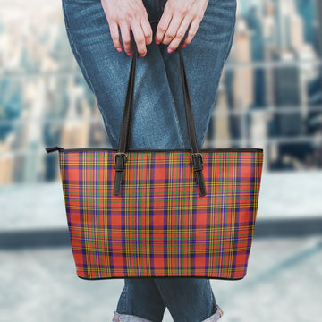Hepburn Tartan Leather Tote Bag