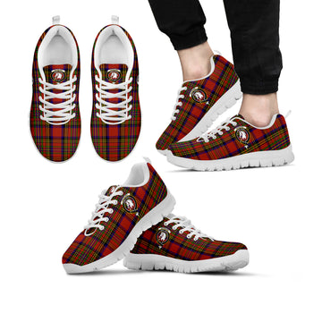 Hepburn Tartan Sneakers with Family Crest