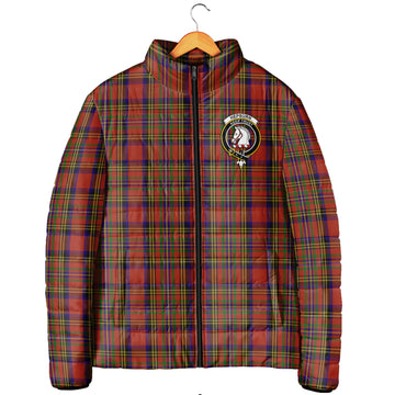Hepburn Tartan Padded Jacket with Family Crest