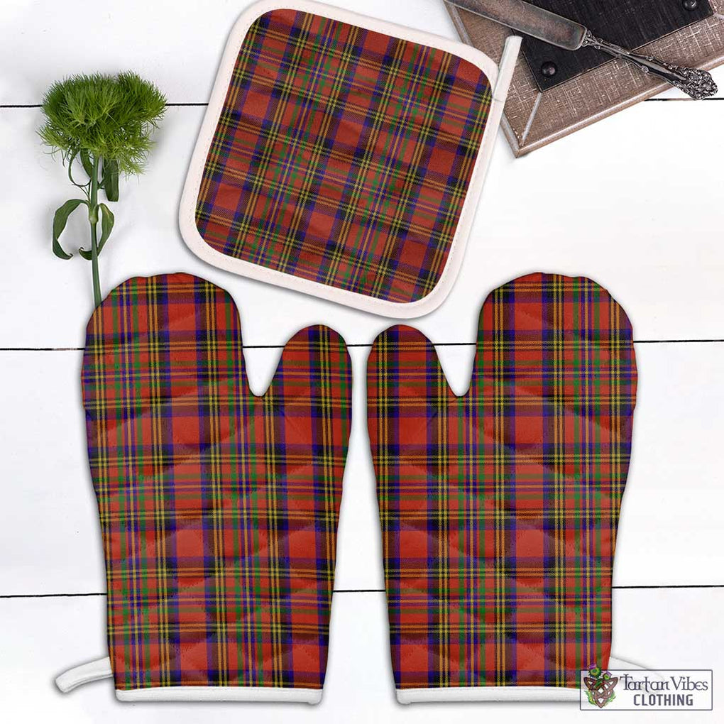 Hepburn Tartan Combo Oven Mitt & Pot-Holder Combo 1 Oven Mitt & 1 Pot-Holder White - Tartan Vibes Clothing