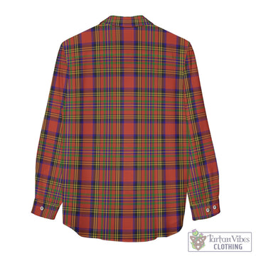 Tartan Vibes Clothing Hepburn Tartan Womens Casual Shirt with Family Crest