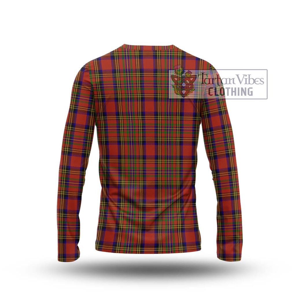 Hepburn Tartan Long Sleeve T-Shirt with Family Crest DNA In Me Style - Tartanvibesclothing Shop