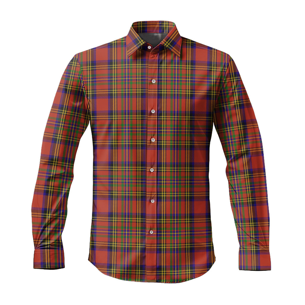 Hepburn Tartan Long Sleeve Button Up Shirt Men's Shirt - Tartan Vibes Clothing