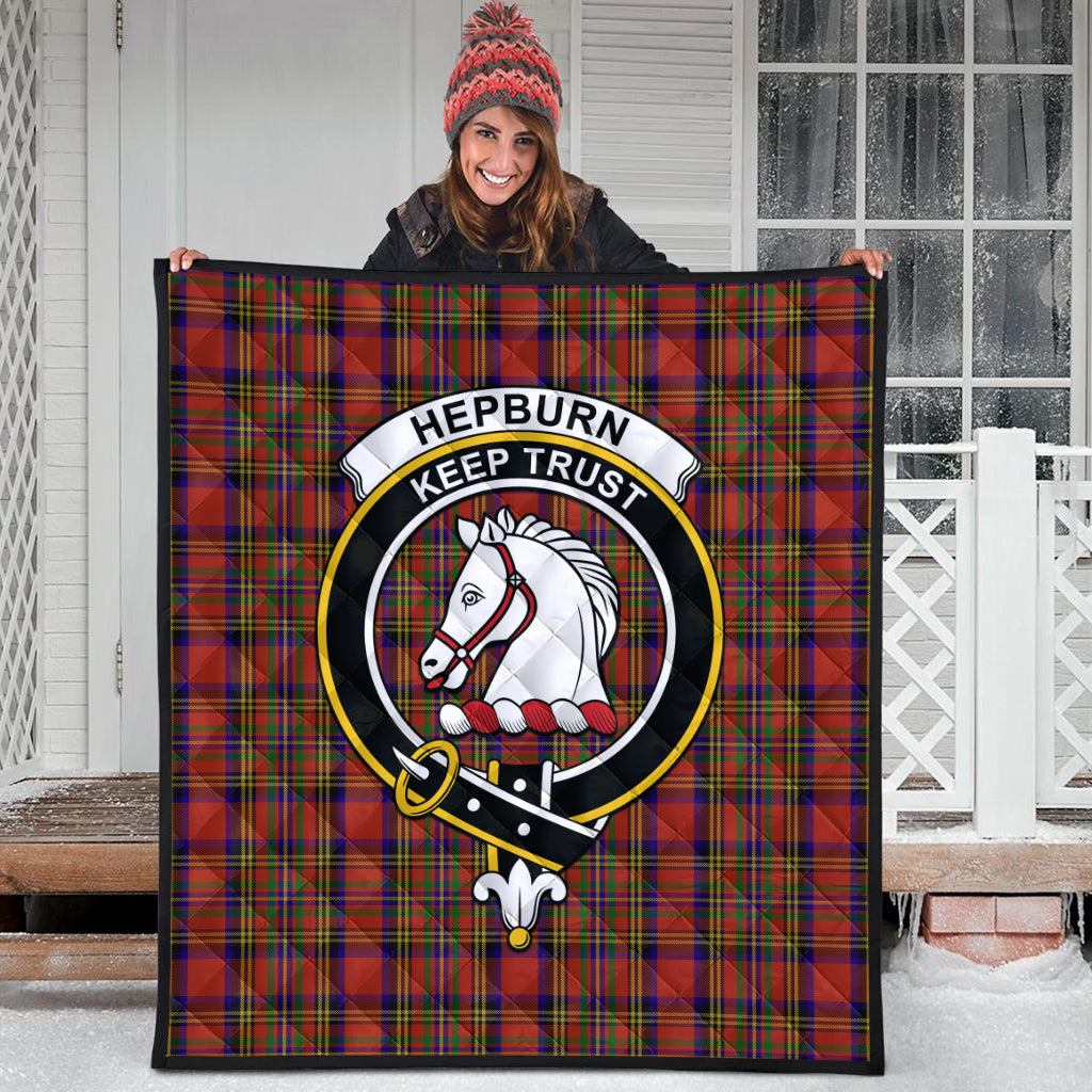 hepburn-tartan-quilt-with-family-crest