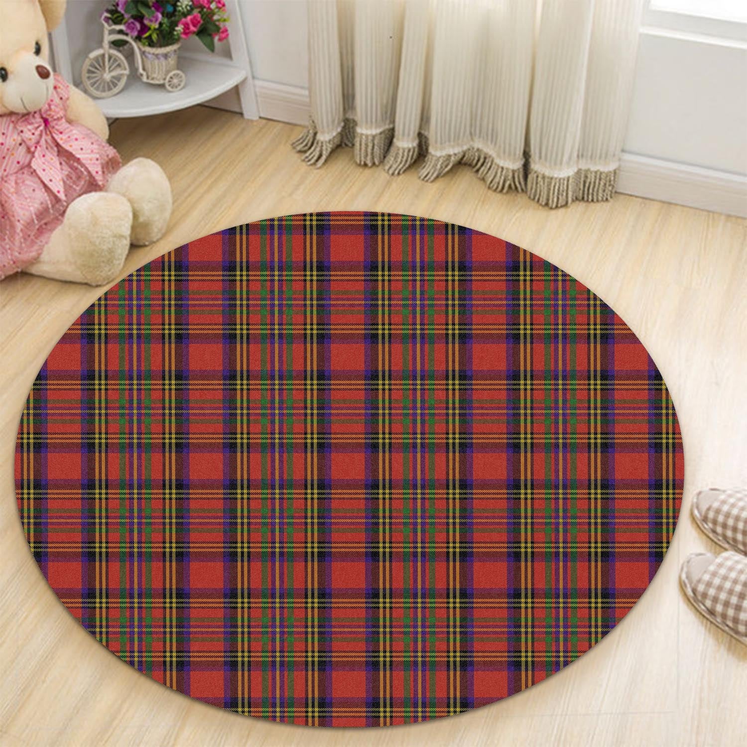 hepburn-tartan-round-rug