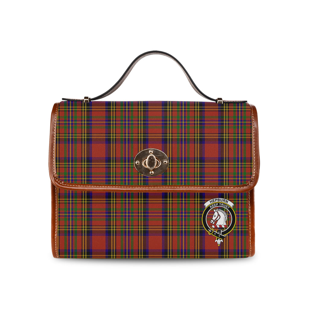 hepburn-tartan-leather-strap-waterproof-canvas-bag-with-family-crest