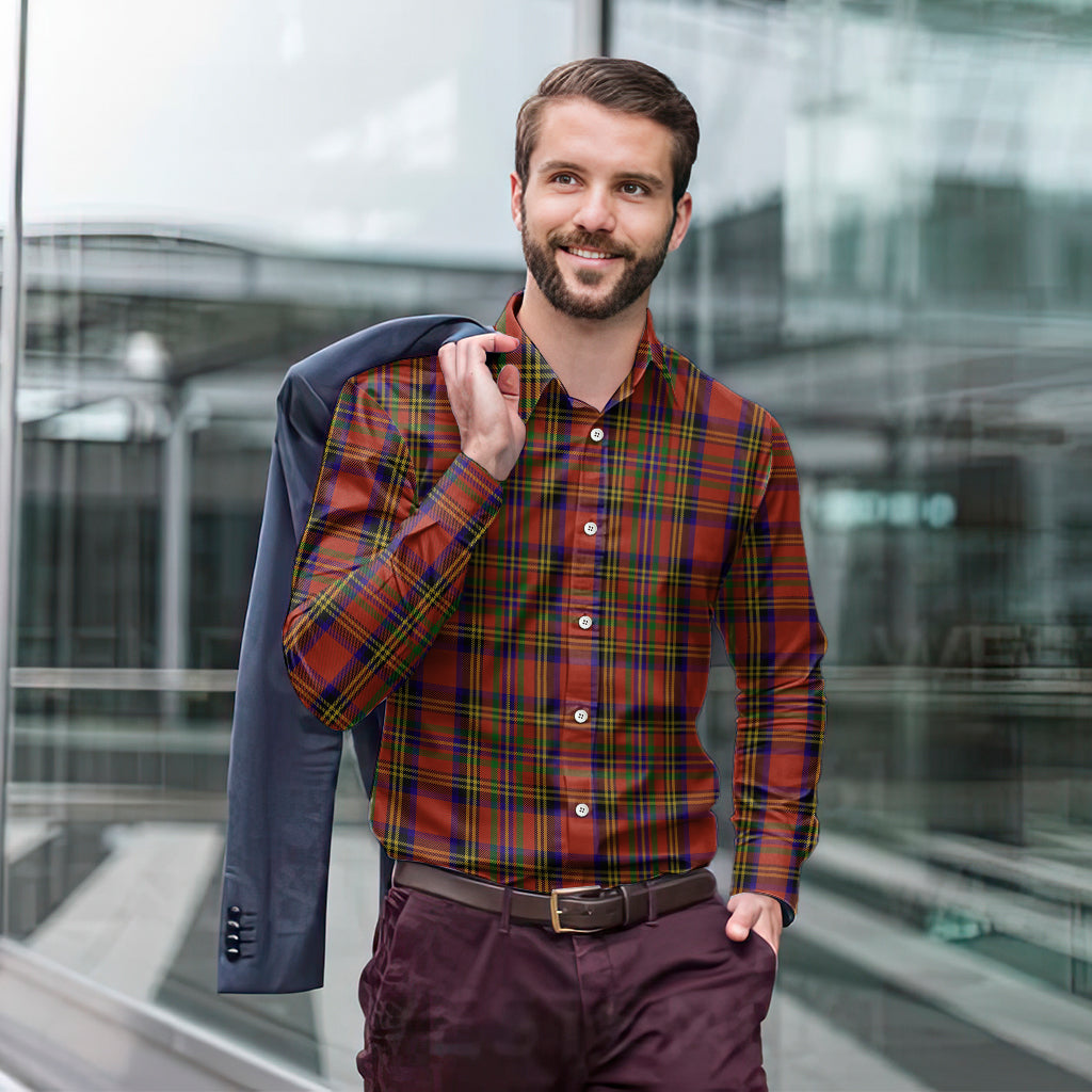 Hepburn Tartan Long Sleeve Button Up Shirt - Tartan Vibes Clothing