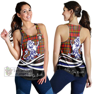 Hepburn Ancient Tartan Women's Racerback Tanks with Alba Gu Brath Regal Lion Emblem 4XL - Tartanvibesclothing Shop