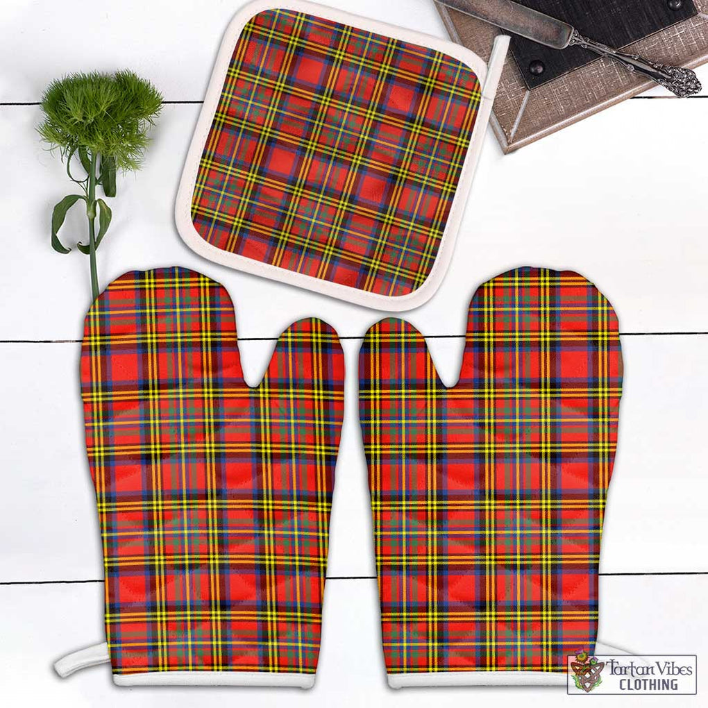 Hepburn Ancient Tartan Combo Oven Mitt & Pot-Holder Combo 1 Oven Mitt & 1 Pot-Holder White - Tartan Vibes Clothing